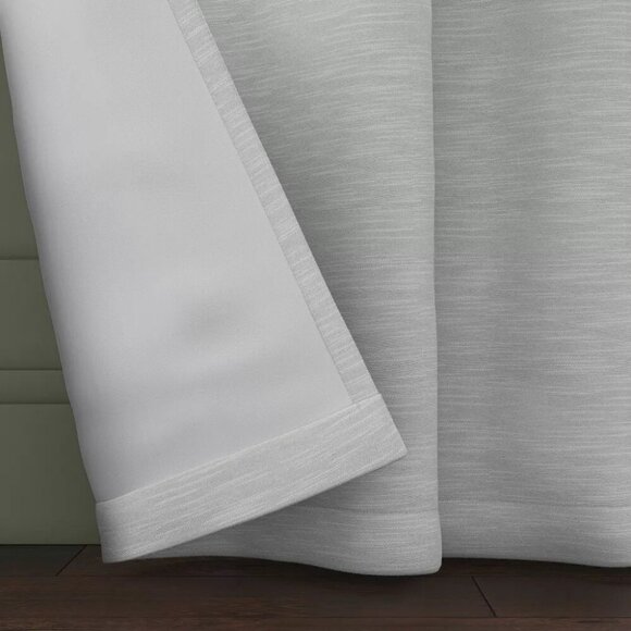 Threshold Henna Light Gray Single Blackout Curtain Panel 50" x 63" NWOT - Picture 3 of 7